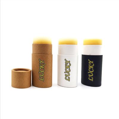 China Wholesale Biodegradable Cardboard Lip Balm Tubes Lipstick Container Paper Tube for sale