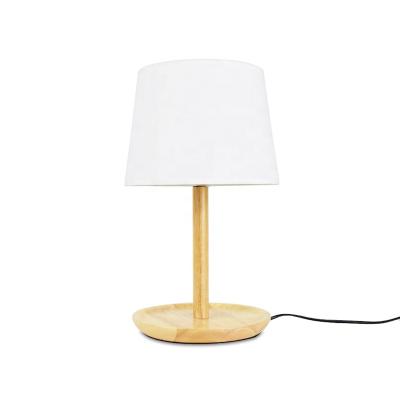 China Factory direct sale modern high quality bed side bedroom night lighting round wooden coffee table lamp for sale