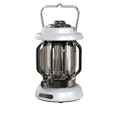 China Dimmable Rechargeable Battery Operated Vintage Style Lamp Outdoor Portable Led Lighting Outdoor/Yard Camping Lantern for sale