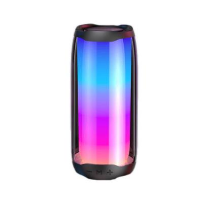 China Wireless Charger For 5.0 Portable Wireless LED Subwoofer Compatible Speaker Colorful Stereo Bass Sound Box Mobile Phone for sale