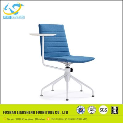 China Lift Chair Working Conference Chair With Writing Tablet Armless Conference Chair for sale