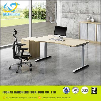 China Commercial high-tech electric office furniture desk table height, fashionable height adjustable table for sale