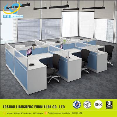 China Fashionable Fine Workmanship AM Office Furniture Porcelain , Modern Used Office Wall Partitions Cubicle Workstation for sale