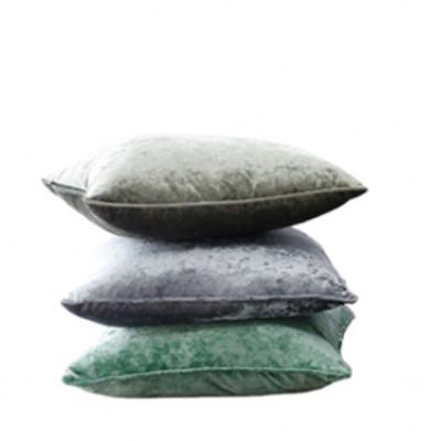 China Home Decor Crushed Velvet Pillow Cushion Cover Colorful Luxury Ready Made Special Cheap Custom Viable China Supplier Price for sale