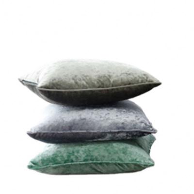 China Home Decor Luxury Colorful Home Decor Crushed Velvet Pillow Covers Special High Quality Custom Made Viable From China Supplier for sale