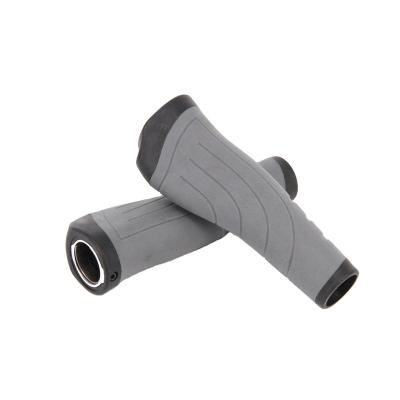 China Bicycle Ningbo HUALONG HL-G234 Alloy Ergonomic Inner Clamp Non-slip Rubber Grips for sale