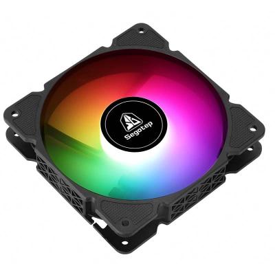 China Computer Case Magic Color Cooling 9 Fan Blade Air Volume Fan CPU Fan RGB Computer Desktop Cooler for sale