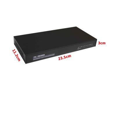 China 8 Channel Video Rig Video Converter HD Converter 8-Port USB HD-MI KVM Video Encoder for Live Streaming 8 Channel Rig for sale