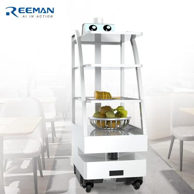 중국 food & Beverage Factory Waiter Robot Factory Price Hotel Dish Delivery Robot No Touch Food Delivery Robot For Restaurant 판매용