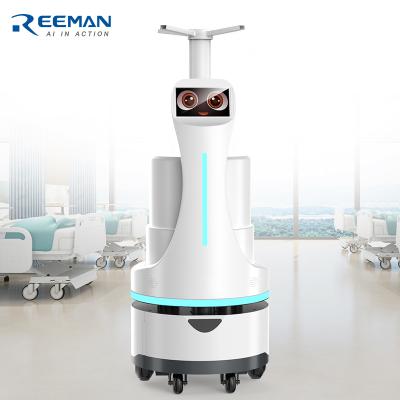 중국 restaurant & Hotel supplies Reeman remote control automatic robot spray intelligent spray sterilization robot hygiene and disinfection robot 판매용