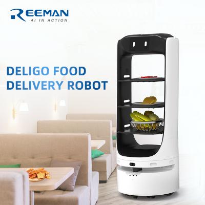 중국 food & Beverage factory Reeman food delivery robot delivery robot/hotel delivery robot delivery robot on the table 판매용