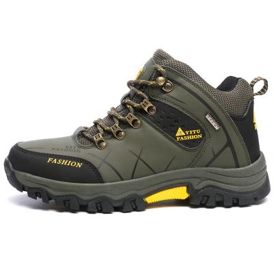 China 2020 New Outdoor Customizable Leather Mesh Mens Winter Hiking Trekking Shoes for sale