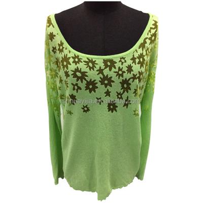 China Anti-Shrink Custom Funny Women Fitted Christmas With Fancy Leopard Printed Sweater for sale