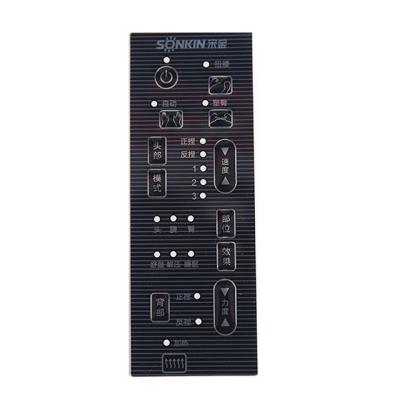 China Home appliance factory hot sale bedside high quality graphic covered control panel, led window waterproof membrane panel for sale