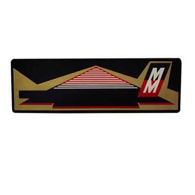 China Widely Used Metal Special Design Metal Nameplate Metal Logo Plate Custom Sticker for sale