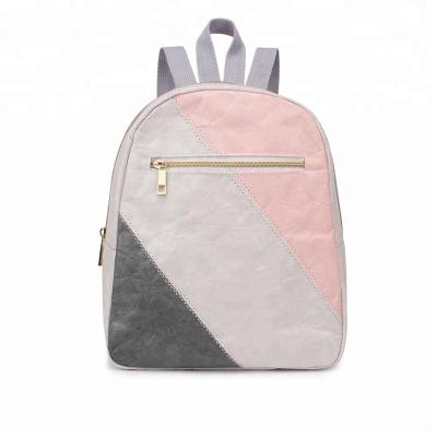 China Eco-friendly Custom Cute School Bag Daypack Tyvek Paper Backpacks For Girls for sale