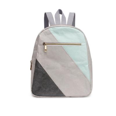 China Custom Eco Friendly Small Tyvek Kids School Bag Anti-theft Paper Backpack for sale