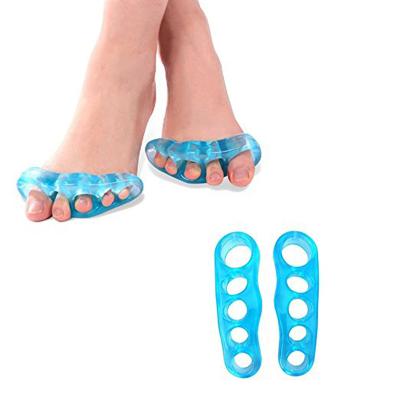 China Hallux Valgus Prevented Five Hole Toe Separator Snail Shape Bunion Corrector OEM Customized Packing for sale