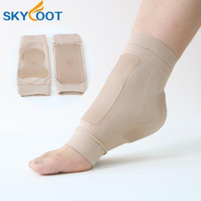 China Heel Pain Relief Silicone Gel Plantar Fasciitis Heel Protector Sock With Ankle Protector for sale