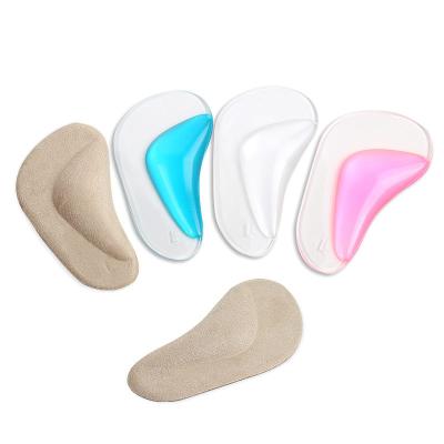 China Foot Arch Support Pad High Heel Forefoot Pad Gel Foot Care Pain Relief Cushion Foot Arch Support for sale