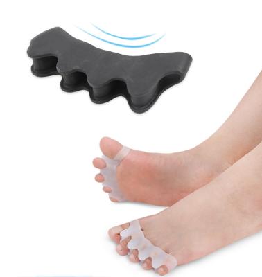 China Toe Gel Toe Spacers Hammer Straighten Correct Bunion Pain Toe Spreader Dedos de gel Esparcidor De dedos de los pies Toe Stretcher for sale