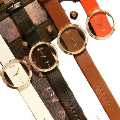 China Simple Chronograph Fashion Trend Personality Belt Quartz Watch + Hollow Pearl Strap (2pcs/set) for sale