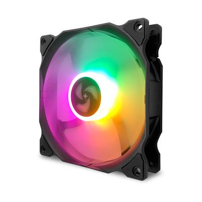 China Cooler Multi-colors 2.4W Computer Case Factory Price 120mm LED Light LED Ventilador Para CPU Fan Colorful PC Computer Case for sale