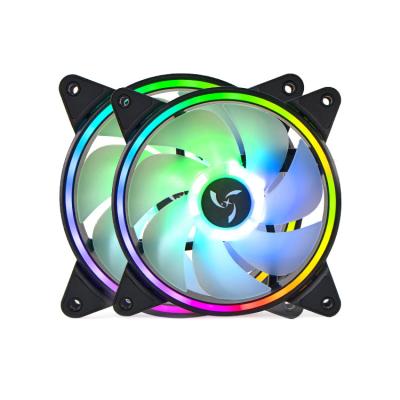 China Wholesale price 140mm silent computer case manufacture pwm water cooler computer fan with colorful LED lights usb computer cooling fan for sale