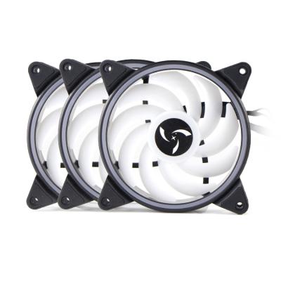 China Factory Plastic OEM ODM Customized Led Light RGB Fans For PC 4Pin CPU Fan Cooler Gaming Computer RGB Enclosure Fan For Computer computer for sale