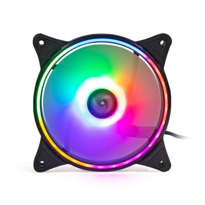 China Computer Case China Manufacturer Sale High Performance Led DC 12V RGB Fans Computer Case PC Fan moq 12v Bass Fans for sale