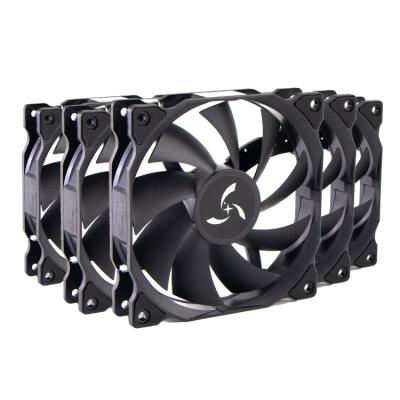 China Factory Wholesale 12cm Computer Case Factory Wholesale 12cm Silent Cooler Computer Case PC CPU Computer Case CPU Fan RGB Non Black Cooler Price for sale