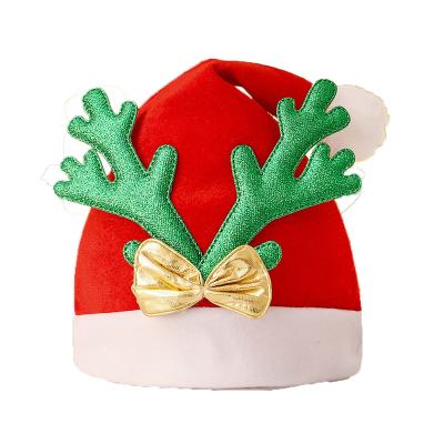 China Festival Hair Accessories Christmas Hat Snowman Children Cartoon Hat Christmas Decorations Plush Nonwoven Service Older Adults for sale