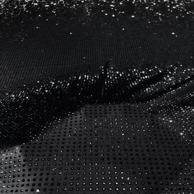 China Wholesale Rhinestones Fabric Flatback Crystal Stretch Fabric for sale