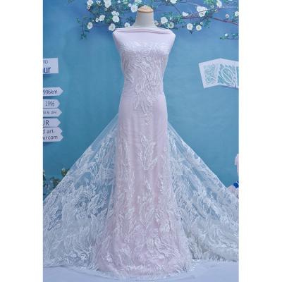 China Anti-Static The Most Popular Big Brand China Fashion Lace Fabric High Quality Lace Supplier for sale