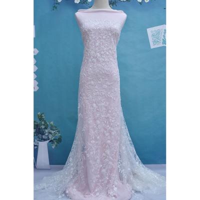 China 2020 Anti-Static New High End Fabric , Big Brand Fashion High Quality Craft Design Beaded Lace for sale