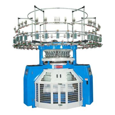 China High Quality Jacquard Weft WELLKNIT Single Three Way Circular Terry Computerized Vertical Striper PWRA Knitting Machine for sale