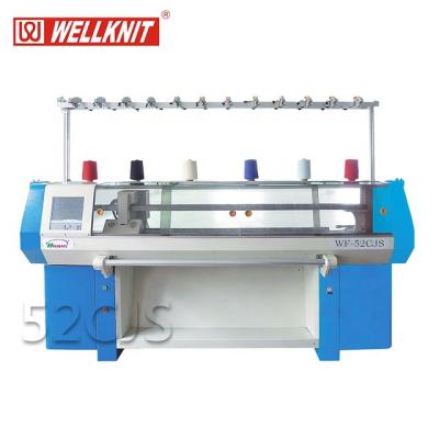 China WF-52CJS Full Head Single System Single Flat WELLKNIT Jacquard Weft Flat Knitting Machine Collar Knitting Machine for sale