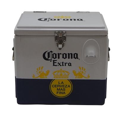 China Eco - Friendly Metal Tools Form Cooler Box witn Inner Foil For Party , Camping for sale