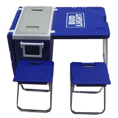 China JH606 Viable plastic multifunctional ice cooler box with chairs for sale