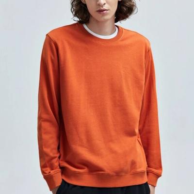 China Anti-pilling hot sale basic hoodie men's simple sweatshirt pullover style crew neck men's sweatshirt for sale