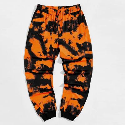 China Cheap Wholesale Anti-wrinkle OEM Manufacturers Thick Sweatpants Tie Dye Printed Mens Joggers Sweatpants for sale