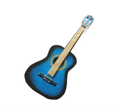 China blue guitar blue guitar for sale