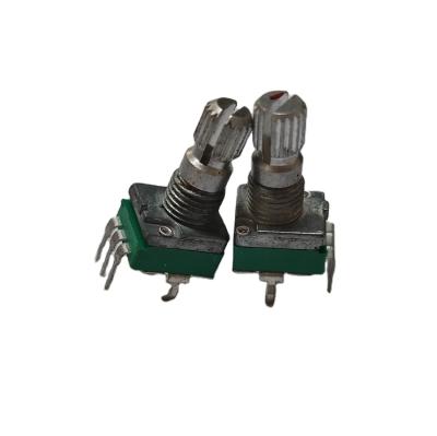 China Iron 9Mm Vertical 3 Pin Volume Potentiometer 9Mm Vertical 3 Pin Volume Potentiometer for sale