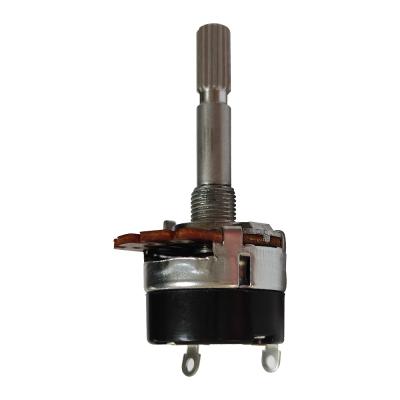 China Volume Control Rotary Switch Carbon B500K B100K Potentiometer RS24mm Audio Potentiometer for sale