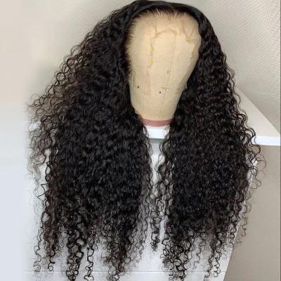 China Deep Wave Wholesalers Cuticle Aligned Hd 250 Density Long Yaki Thin Transparent Lace Band Hair Very Good Wave Deep Wave Wigs Vendors for sale