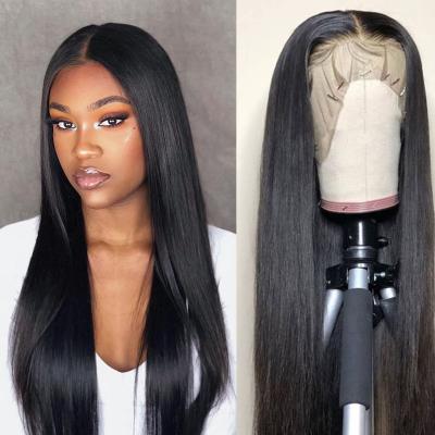 China Body Wave Glueless Cuticle Aligned 613 Full Afro Pixie Cut Long Short Transparent HD Lace Front Human Hair Wig With Curly Baby Hair for sale