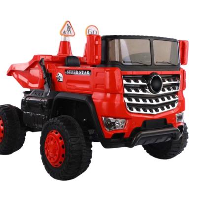 China Ride On 12 Volt Big Seat Kids Toy 2.4G Remote Control Plastic Baby Toy Dump Truck Ride On Car for sale