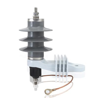 China Surge Protector Electrical Equipment 9kV Polymer Lightning Surge Arrester for sale