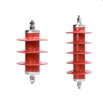 China Large Climb 3kV-10kV Polymer Zinc Oxide Lightning Surge Arrester YH10W for sale