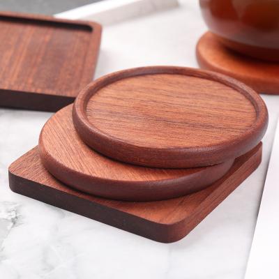 China Stored Modes Set Wood And Resins Japanese Style Wooden Coaster for sale